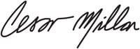 La firma de César Millán